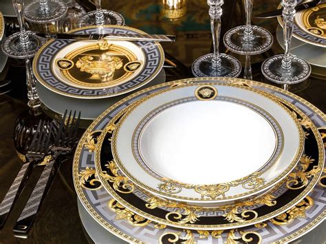 luxury versace dinner set.